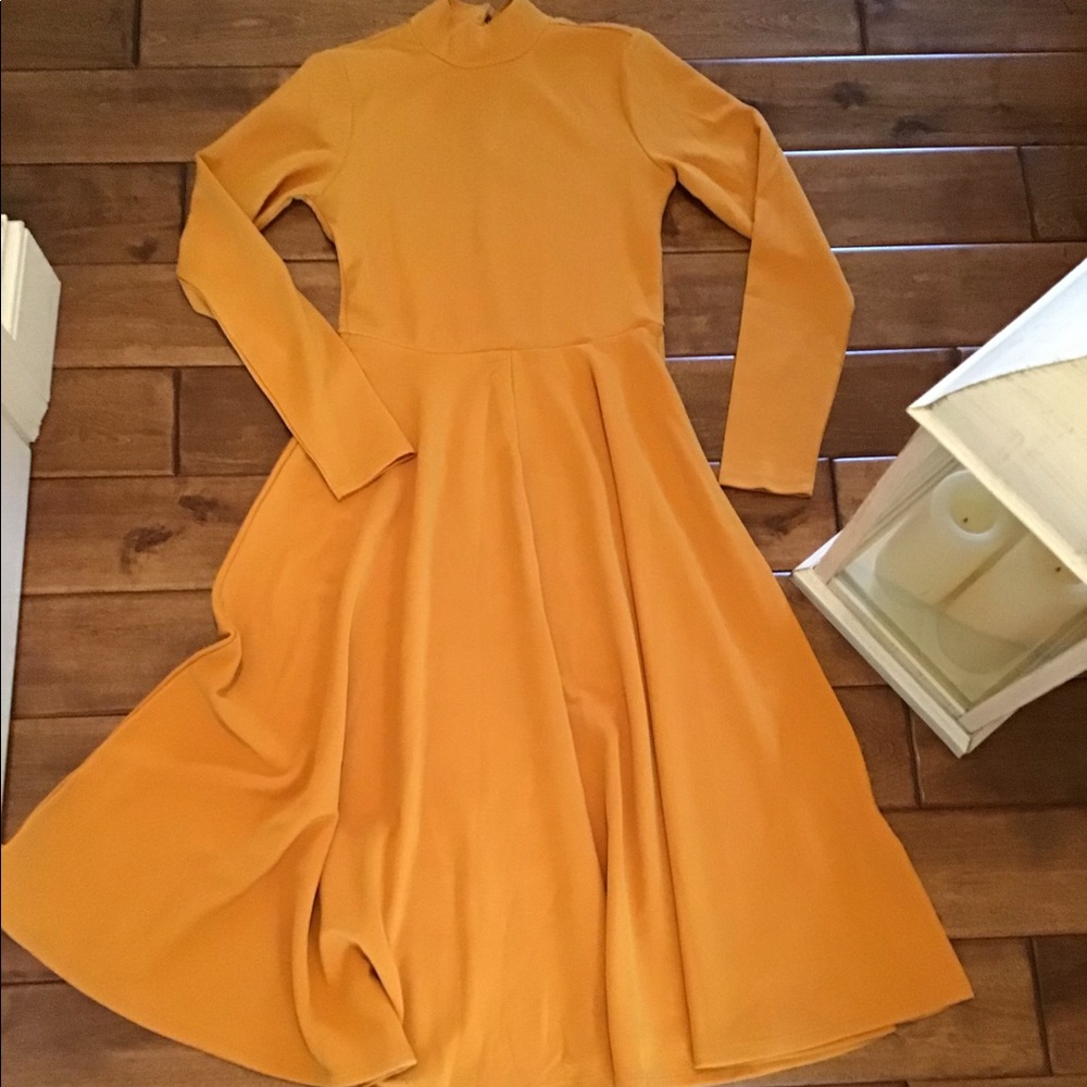 SHEIN stretchy long sleeved dress.  Darling!